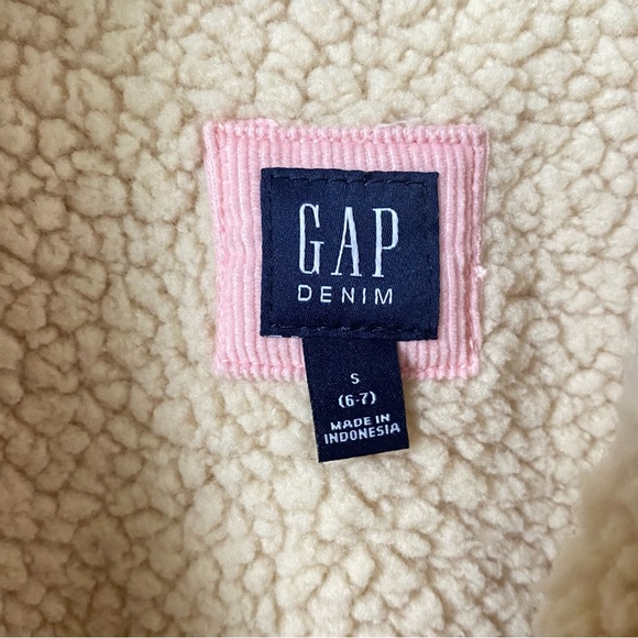 GAP denim fleece lined corduroy jacket - Picture 3 of 6